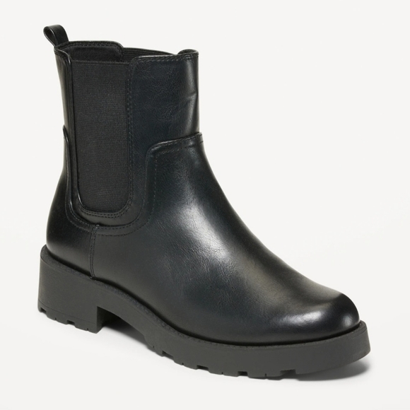 Old Navy Shoes - Old Navy Faux-Leather Chelsea Boot